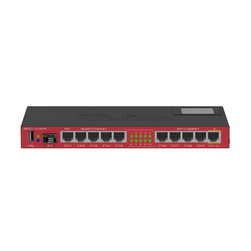 Thiết bị cân bằng tải router MikroTik RB2011UiAS-IN