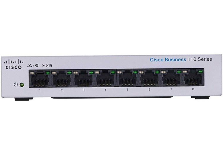 Thiết bị chia mạng Cisco CBS110-8T-D-EU (Gigabit (1000Mbps)/ 8 Cổng)