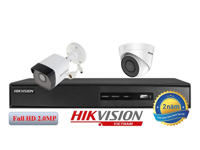 Trọn bộ 2 camera IP hồng ngoại