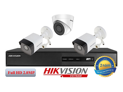 Trọn bộ 3 camera IP hồng ngoại