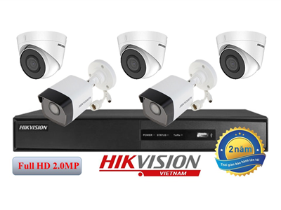 Trọn bộ 5 camera IP hồng ngoại