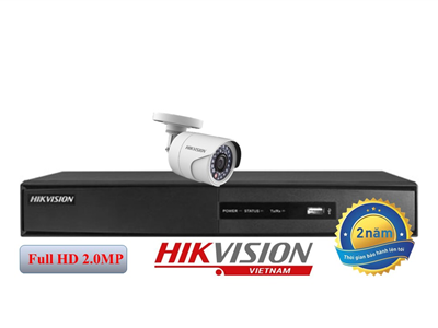 Trọn bộ 1 camera TVI hồng ngoại
