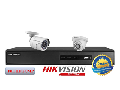 Trọn bộ 2 camera TVI hồng ngoại
