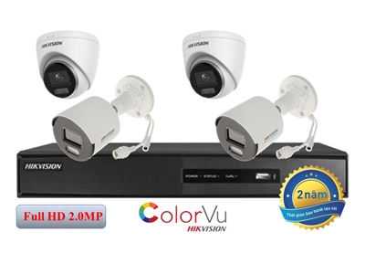 Trọn bộ 4 camera IP- Color